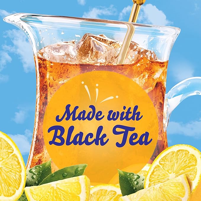 Crystal Light Lemon Iced Tea Drink Mix (16 Pitcher Packets, 4 Packs of 4)