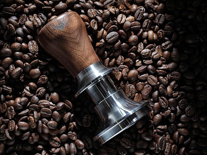 54mm Espresso Tamper Kit For Breville – 30LB Calibrated Tamper, Leather Tamping Mat, Distribution Tool, Coffee Scale & Espresso Prep Tool