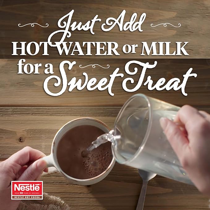 Nestle Hot Chocolate Mix, Rich Chocolate Flavor, Bulk Whipped Hot Cocoa Mix, 1.5 lb Bag