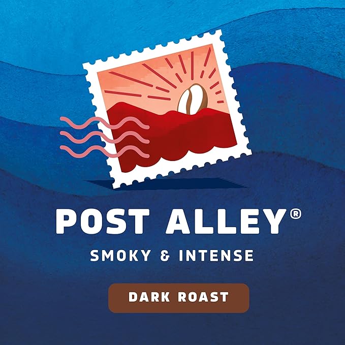 Seattle's Best Coffee Post Alley Blend (Previously Signature Blend No. 5) Dark Roast Ground Coffee, 12 Ounce (Pack of 2)