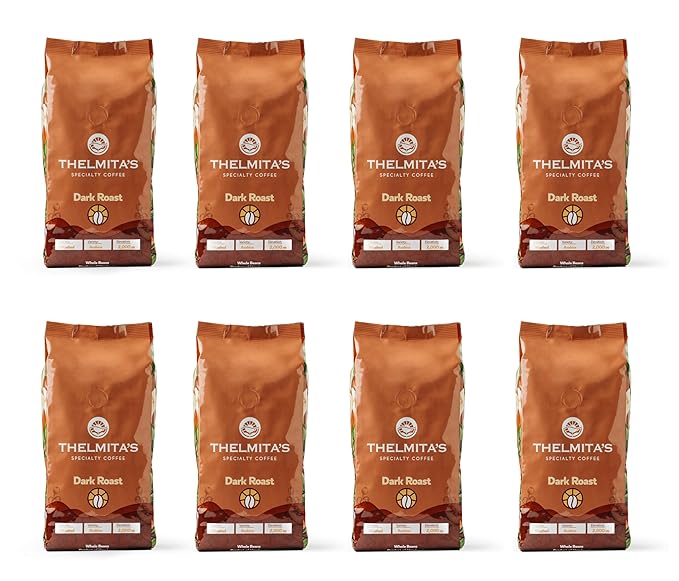 Dark Roast, Honduran Coffee, Whole Bean — Single Origin, Single Estate, Specialty Beans — Intense Flavor with Rich Creamy, Nutty, Smooth Chocolate Notes and Low-Acid — Freshly Roasted, Yearly Harvested