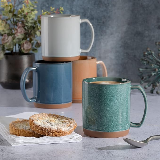 Mr. Coffee Dorsey 4-Piece Colors may vary 17.5 OZ Mug Set