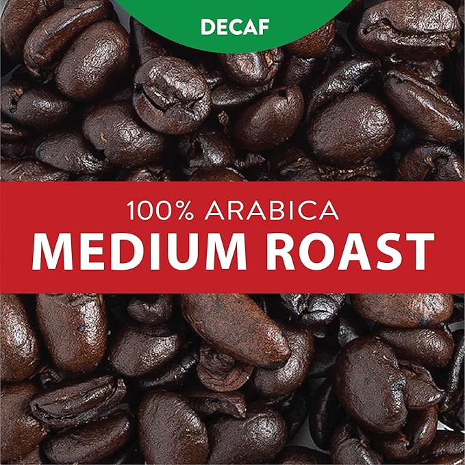 SAN FRANCISCO BAY SF Coffee Whole Bean 2LB Medium Roast Swiss Water Processed Decaffeinated, Decaf Gourmet Blend, 2 Pound (Pack of 1), 32 Ounce