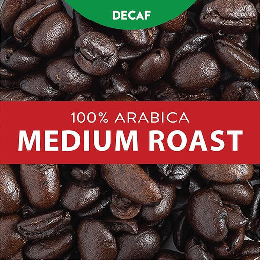 SAN FRANCISCO BAY SF Coffee Whole Bean 2LB Medium Roast Swiss Water Processed Decaffeinated, Decaf Gourmet Blend, 2 Pound (Pack of 1), 32 Ounce