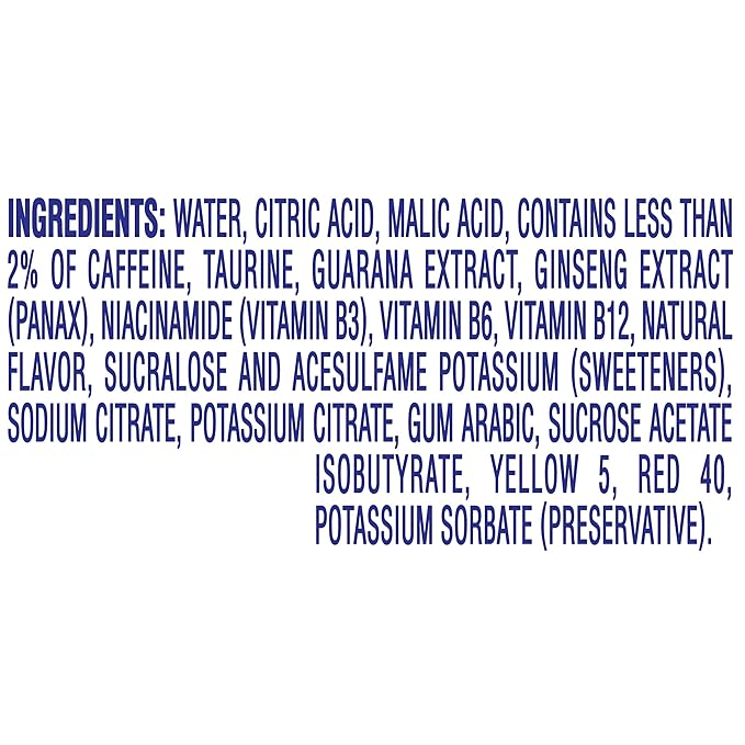 Crystal Light Liquid Strawberry Pineapple Refresh Energy Drink Mix with Caffeine (1.62 fl oz Bottle) (Pack of 1)