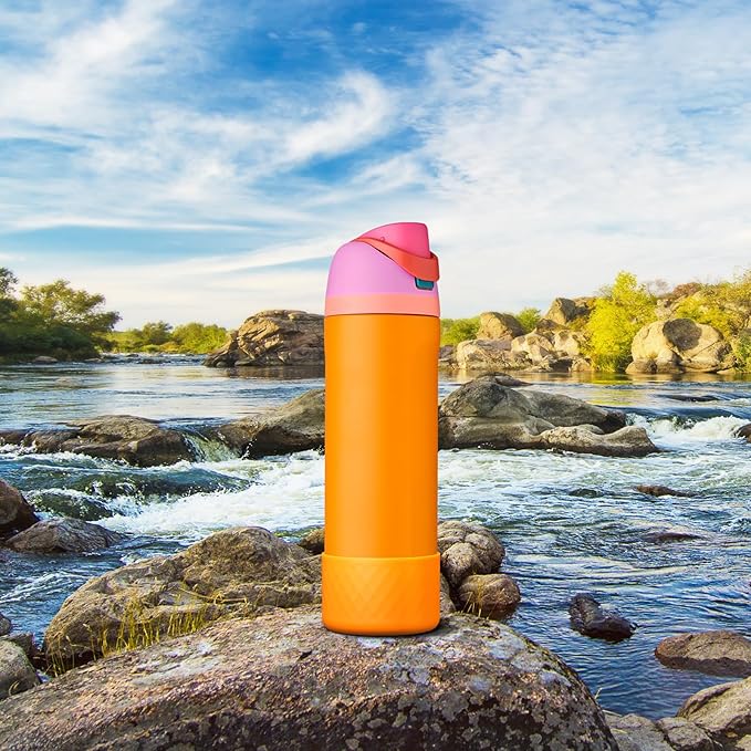 Silicone Boot for Owala Water Bottle 24 oz 32 oz 40 oz, Anti-Slip Protective Sleeve for FreeSip/Twist/Flip Stainless Steel Water Bottles Accessories