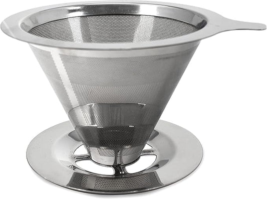 Norpro Stainless Steel Pour Over Coffee Filter 5.5" x 4.75" x 3.25"