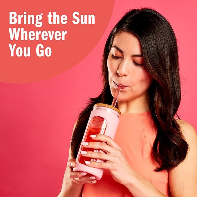 Sunkist Singles to go Drink Mix Packets, Strawberry Tangerine, 6-Count Box – Powdered Drink Packets with Vitamin C, 72 Total Powder Sticks