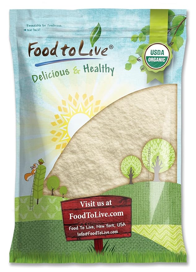Food to Live Organic Lime Juice Powder, 7 Pounds Non-GMO, Unsulfured, Made from Raw Dried Citrus Fruit, Vegan, Bulk, Great for Baking, Juices, Smoothies, Yogurts, Contains Maltodextrin, No Sulphites