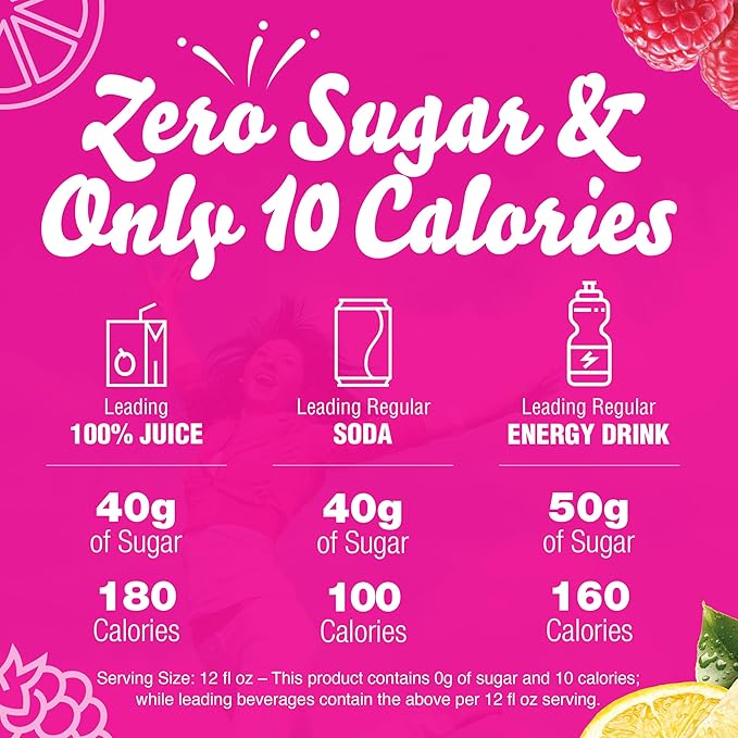 Crystal Light Single Serve Raspberry Lemonade Artificially Flavored Powdered Drink Mix, 120 per Case, 4 Boxes of 30 On-the-Go Packets