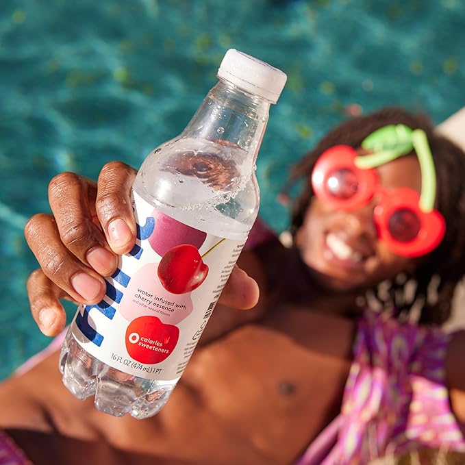 Hint Flavored Bottled Water, Cherry - Purified Water Beverages with Zero Calories, Natural Flavors, and Sugar Free - 16 Fl Oz (Pack of 12)