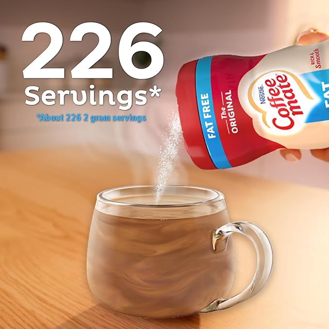 Coffee mate Original Fat Free Powdered Coffee Creamer 12 Pack 16 Oz