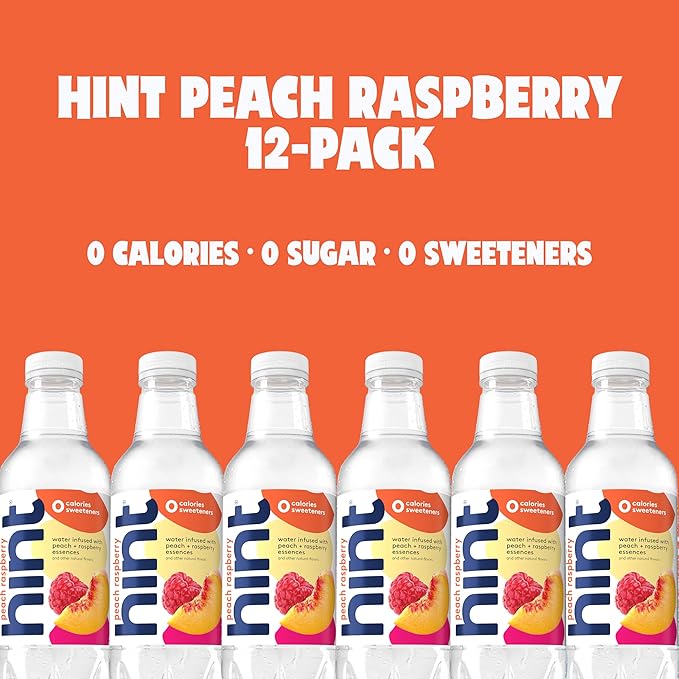 Hint Fruit-Infused Bottled Water, Smashup Flavored Variety Pack - Purified Water Beverages with Zero Calories, Natural Flavors, and Sugar Free - 16 Fl Oz (Pack of 24)