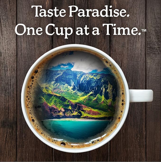 Kauai Coffee Ground Coffee – Smooth, Rich, Medium Roast – Slightly Sweet Nutty Flavor | Arabica, 10% Hawaiian with No Bitterness | Vanilla Macadamia Nut (Pack of 4)