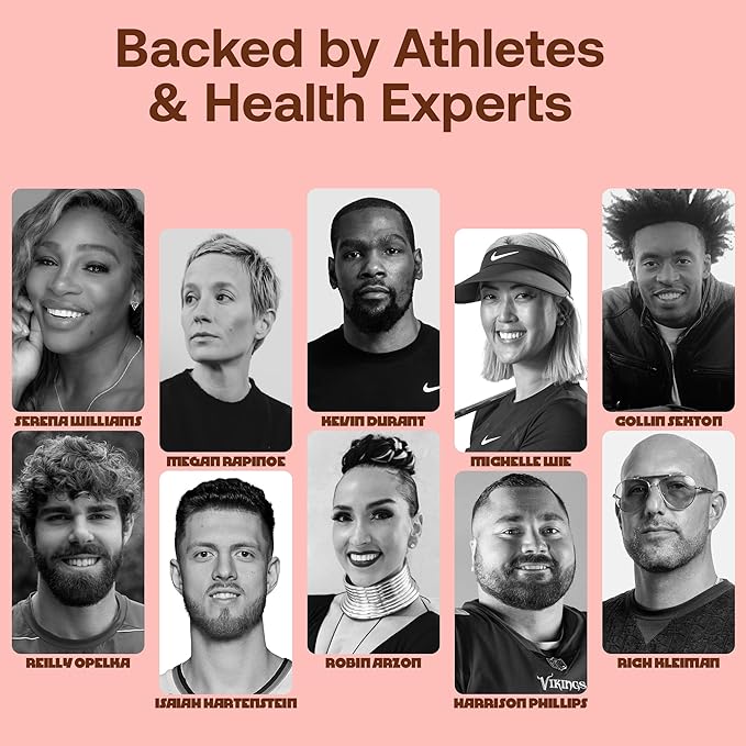 Happy Viking Plant-Based Protein Powder +100 Superfoods Chocolate Meal Replacement Shake, Created by Venus Williams, 30g Plant Protein, 10g Fiber, Vegan, Gluten-Free, Non-GMO, 15 Meals