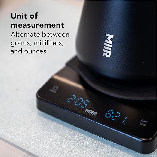 MiiR Digital Coffee and Pour Over Scale with Timer