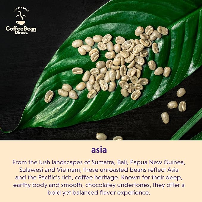 Coffee Bean Direct Unroasted Sumatra Mandheling, 5 Pound (Pack of 1)