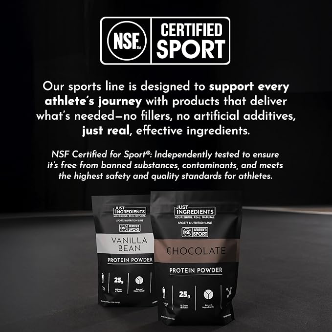 JUST INGREDIENTS Strawberries and Cream Protein Powder - NSF