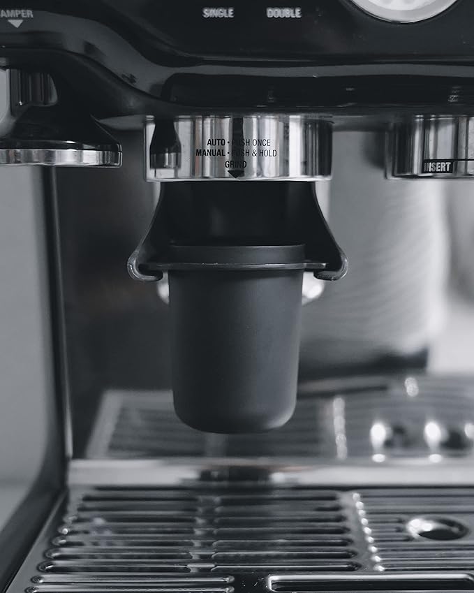 Normcore 53.3mm Portafilter Dosing Cup - 304 Stainless Steel - Matte Black - Non-stick coating Fits Breville Barista Express and 54mm Breville Machines