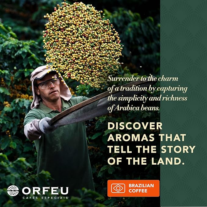 Roasted and Ground Acauã Coffee 8.8 oz – Notes of Clove and Cinnamon, Medium-Light Roast, Moderate Intensity – Ideal for Sophisticated Palates – Café Orfeu