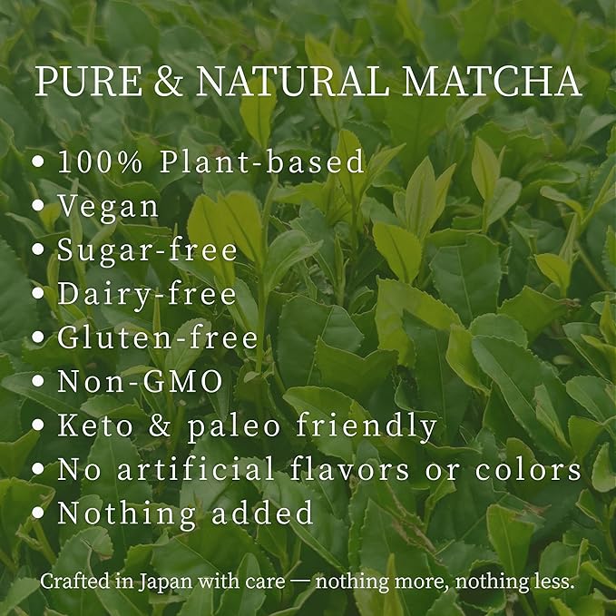Shizune Matcha, Shizuoka Harvest Essential Grade – Authentic Japanese Matcha Green Tea Powder, 40g (1.4 oz) Tin