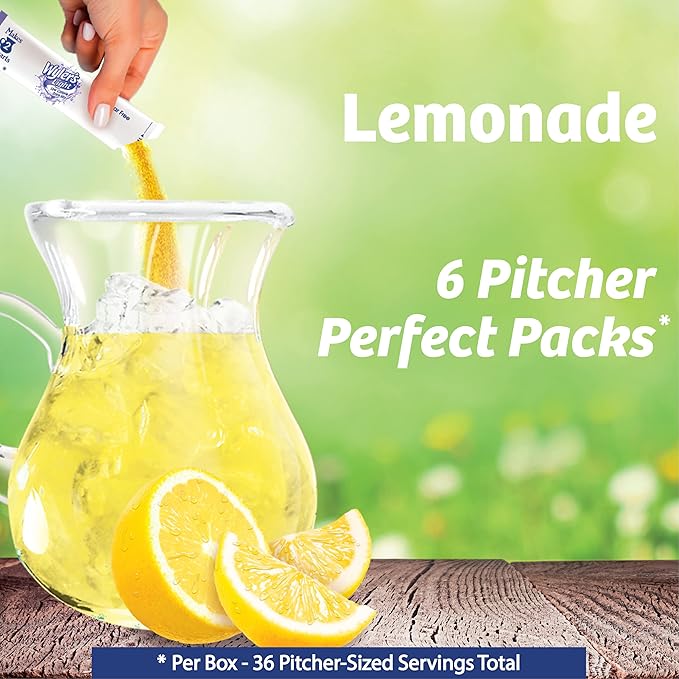 Wyler's Light Pitcher Packs, Water Drink Mix, Lemonade,6 Pitcher Packets