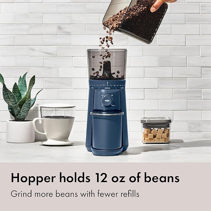 OXO Brew Conical Burr Coffee Grinder — Storm Blue