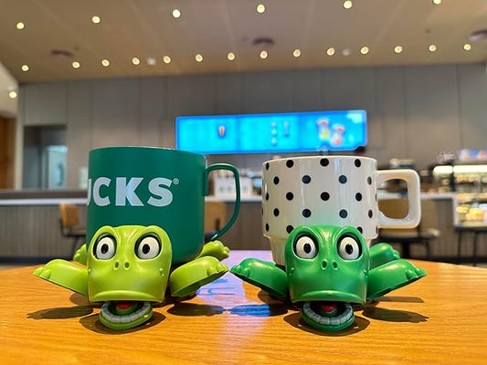 JOD® Turtle Coaster, 3D Printed Funny Tea Coasters with Interactive Expression, 2PC Turtle Cup Holder,Liftable Limbs & Expressive Face Turtles,Tortoise Lover Gag Gifts(2pc-Light Green Green)