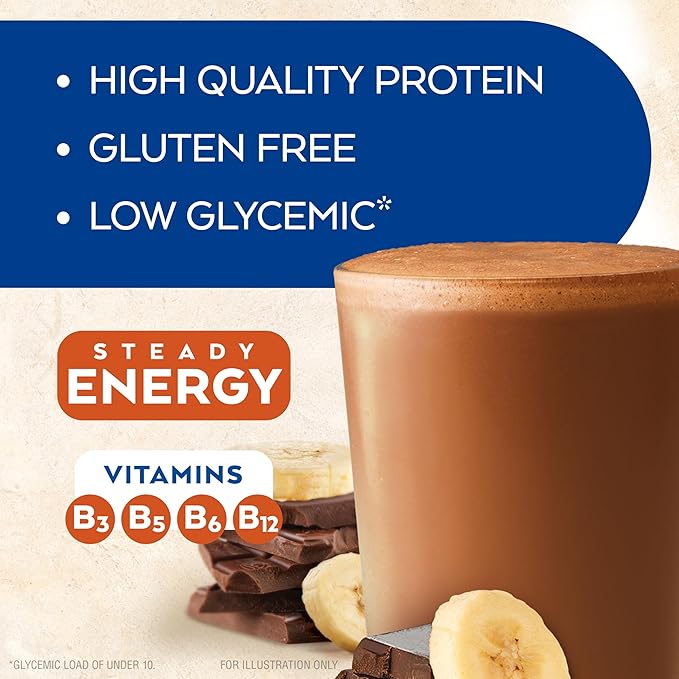 Atkins Chocolate Banana Protein Shake,15g Protein,Low Glycemic,4g Net Carb,2g Sugar,Keto Friendly,(Pack of 24)