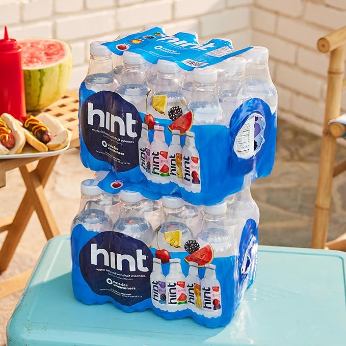 Hint Infused Bottled, Best Sellers Variety Pack - Sugar Free Flavored with Zero Calories, Natural Essences, and No Artificial Sweeteners - 16 Fl Oz (Pack of 12)