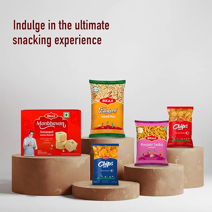 Bikaji Mel Jol 200g & Classic Salted Peanuts 150g | Crunchy Bar Snack, Tea-Time Munchies & Party Mix | Authentic Munching Pack for Sharing & Everyday Snacking
