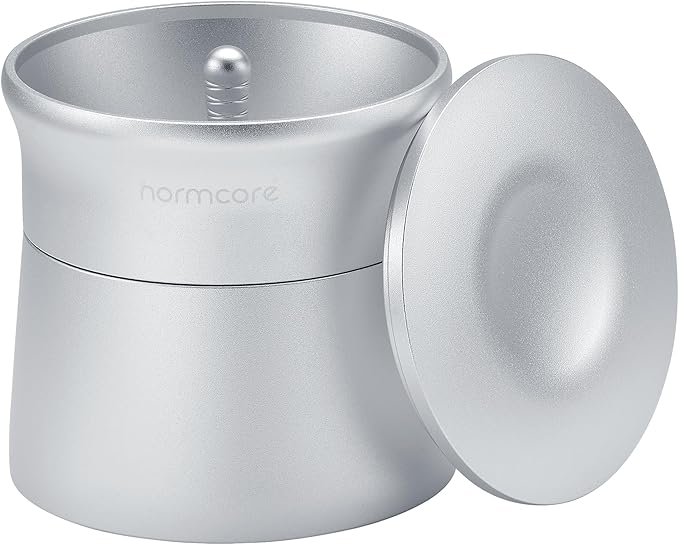 Normcore 58mm 2-in-1 Magnetic Dosing Cup, Espresso Dosing Funnel with Portafilter Dosing Cup, Barista Coffee Grinder Dosing Tools Fit 58 mm Basket, Silver