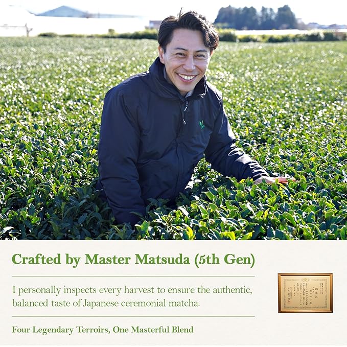 MIZUNOE Matcha Ceremonial Grade Matcha Powder – Authentic Japanese First Harvest Premium Matcha Powder Tea, 100% Pure Unsweetened, Green Tea for Ceremonial Barista Teahouse, Latte, Baking & Desserts (40g / 1.4oz)