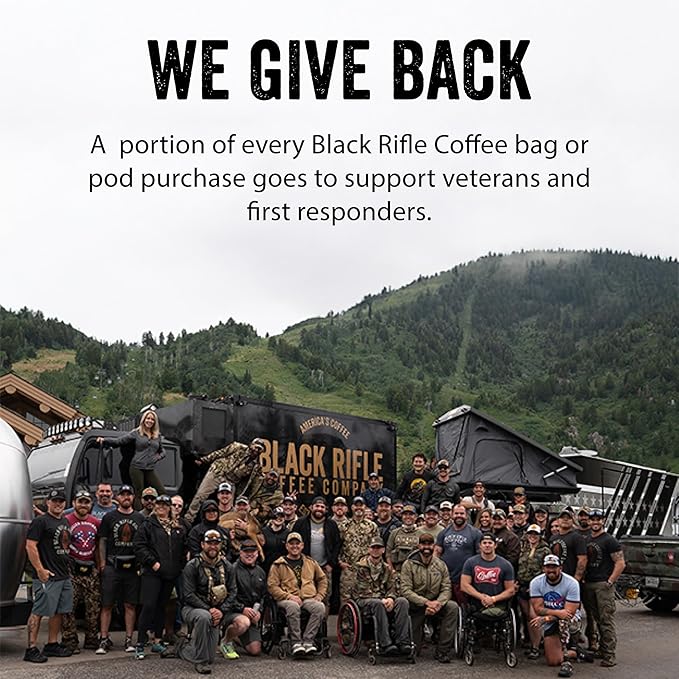 Black Rifle Coffee Company Supply Drop Variety Pack (48 Count of K Cups) - Silencer Smooth, AK Espresso, Just Black, & BeyondBlack KCup Pods - K Cups Coffee Variety Pack