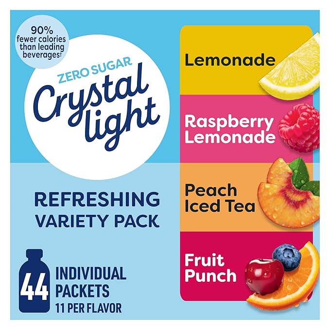 Crystal Light Refreshing Variety Pack, 44 ct. On-the-Go Packets
