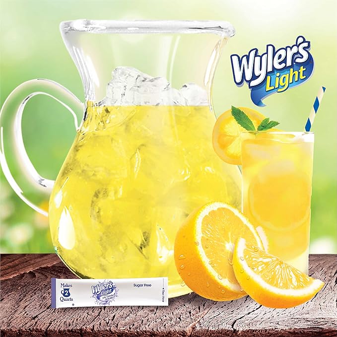 Wyler's Light Pitcher Packs, Water Drink Mix, Lemonade,6 Pitcher Packets