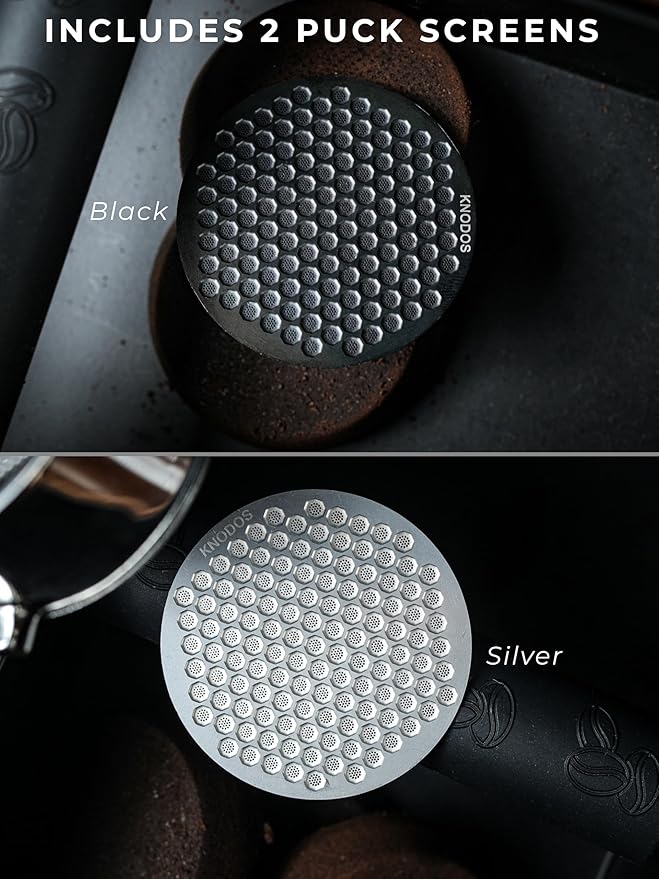 58mm Espresso Puck Screen 2 Pack Stainless Steel Coffee Puck Filter, Ultra-Thin 0.8mm Espresso Screen For 58 mm Portafilters