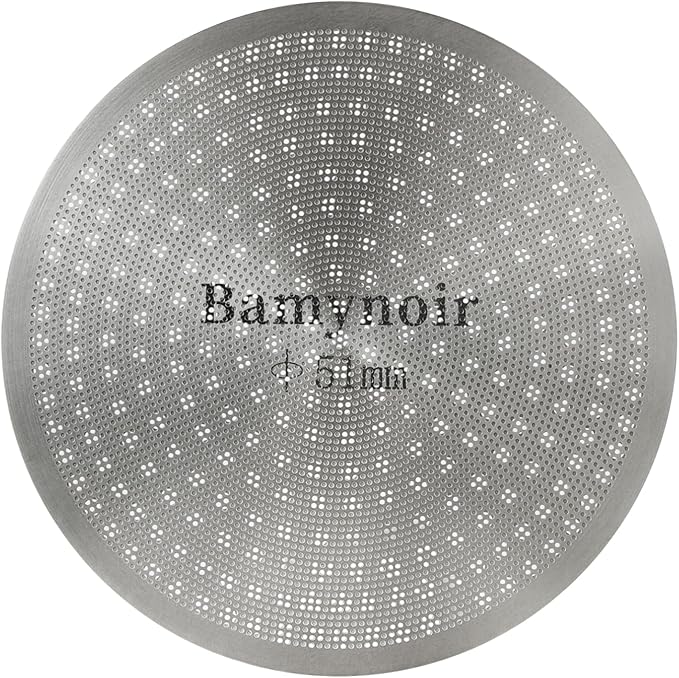 Espresso Puck Screen, 51mm Mesh Plate for Espresso Coffee Filter Basket, 0.65mm Thickness, Stainless Steel (1 Pack)
