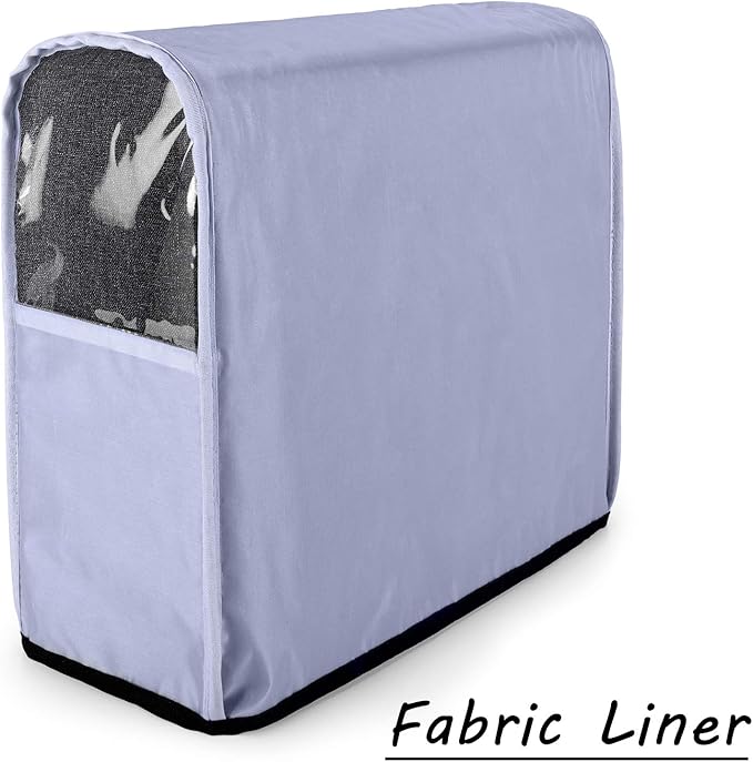 CURMIO Coffee Maker Dust Cover Compatible for Keurig K-Mini and K-Mini Plus, Coffee Making Machine Cover with Pockets for K Cup, Cover Only