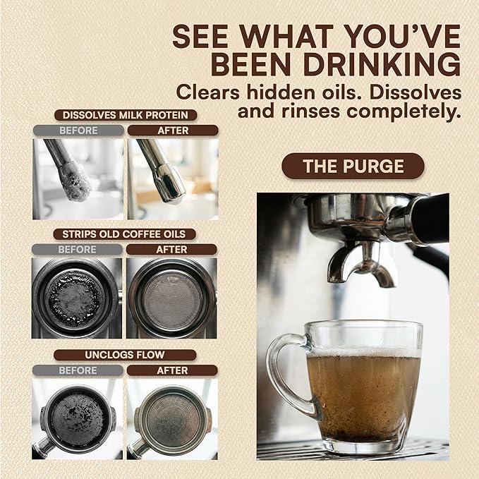 Espresso Machine Cleaning Tablets 120-Pack Portafilter Cleaner Descaler Compatible with Breville Espresso Machine, Gaggia, Delonghi, Jura, Philips Expresso Cleaning Tablets Backflush Oil Remover