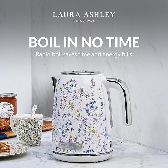 VQ - Laura Ashley Jug Kettle - Wild Meadow