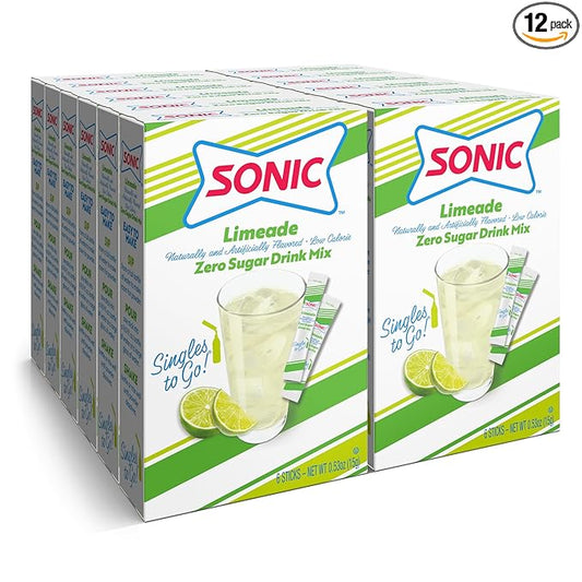 Sonic Singles To Go Powdered Drink Mix (Limeade)