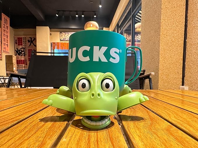 JOD® Turtle Coaster, 3D Printed Funny Tea Coasters with Interactive Expression, Turtle Cup Holder, Liftable Limbs & Expressive Face for Turtles,Tortoise Lover Gag Gifts Home Decor(Light Green Pro)