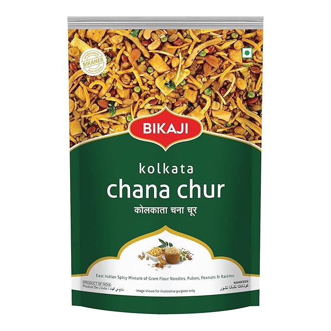 Bikaji Sesame Chikki 400g & Kolkata Jhaal Chanachur 1kg Combo | Nutty Chikki & Spicy Mix | Winter Special & Sharing Snack