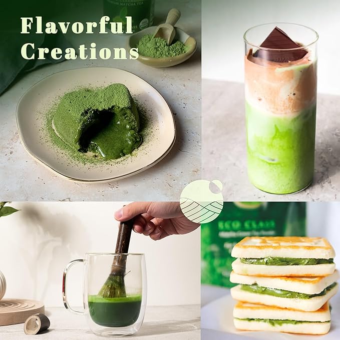 Midori Spring Emerald - Organic Ceremonial Matcha - Authentic Japanese, Organic, Kosher, Vegan 50g Bag