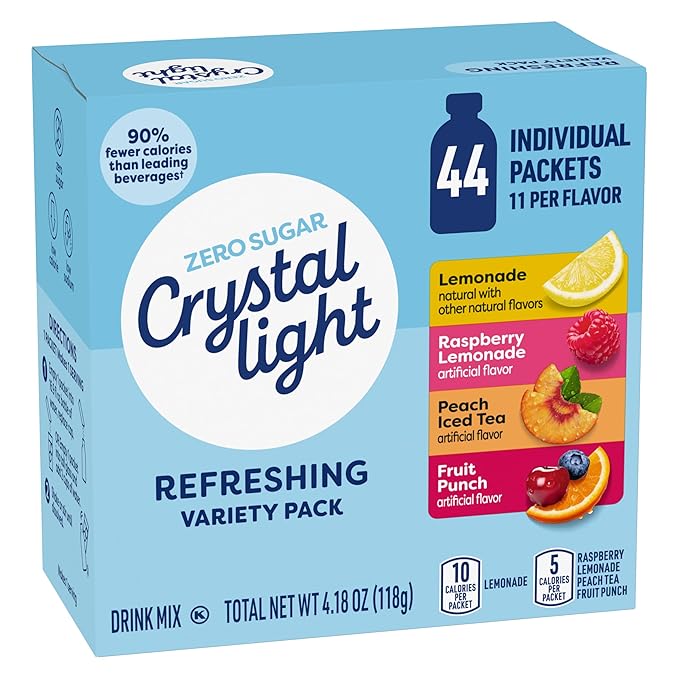 Crystal Light Refreshing Variety Pack, 44 ct. On-the-Go Packets