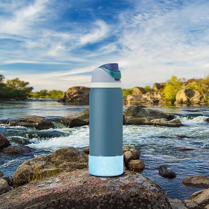Silicone Boot for Owala Water Bottle 24 oz 32 oz 40 oz, Anti-Slip Protective Sleeve for FreeSip/Twist/Flip Stainless Steel Water Bottles Accessories
