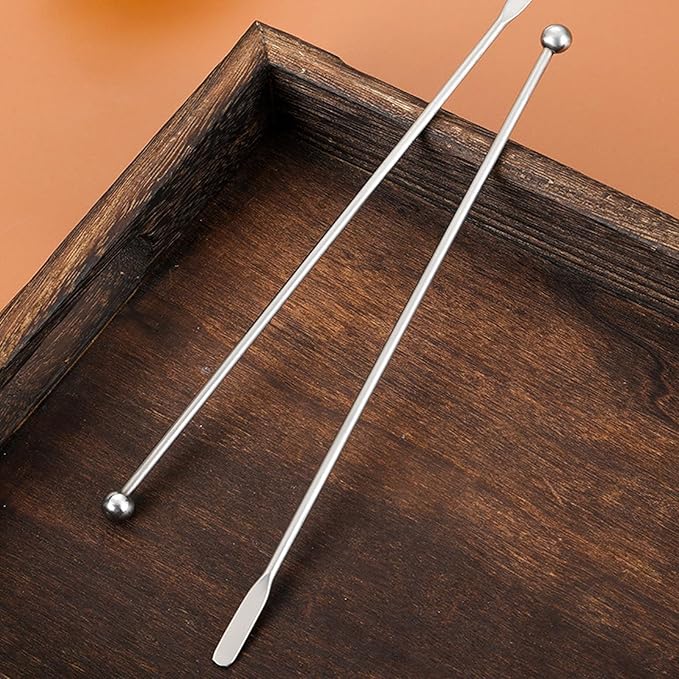 Coffee Stir Sticks, 10pieces 304 Stainless Steel Multifunctional Reusable Metal Stir Sticks For Bustling Pubs Dinner Parties