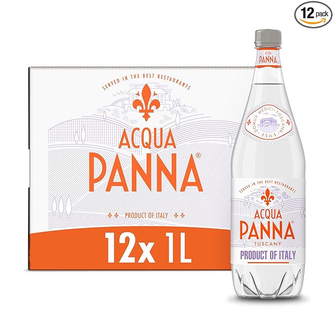 Acqua Panna Natural Spring Water, 33.8 Oz Plastic Bottles (12 Pack)