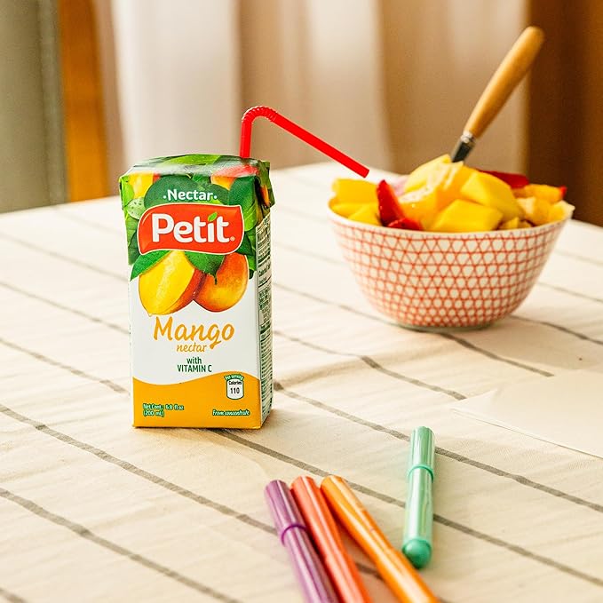 Petit Mango Nectar, 200 ml (Pack of 24) – Refreshing Tropical Fruit Beverage